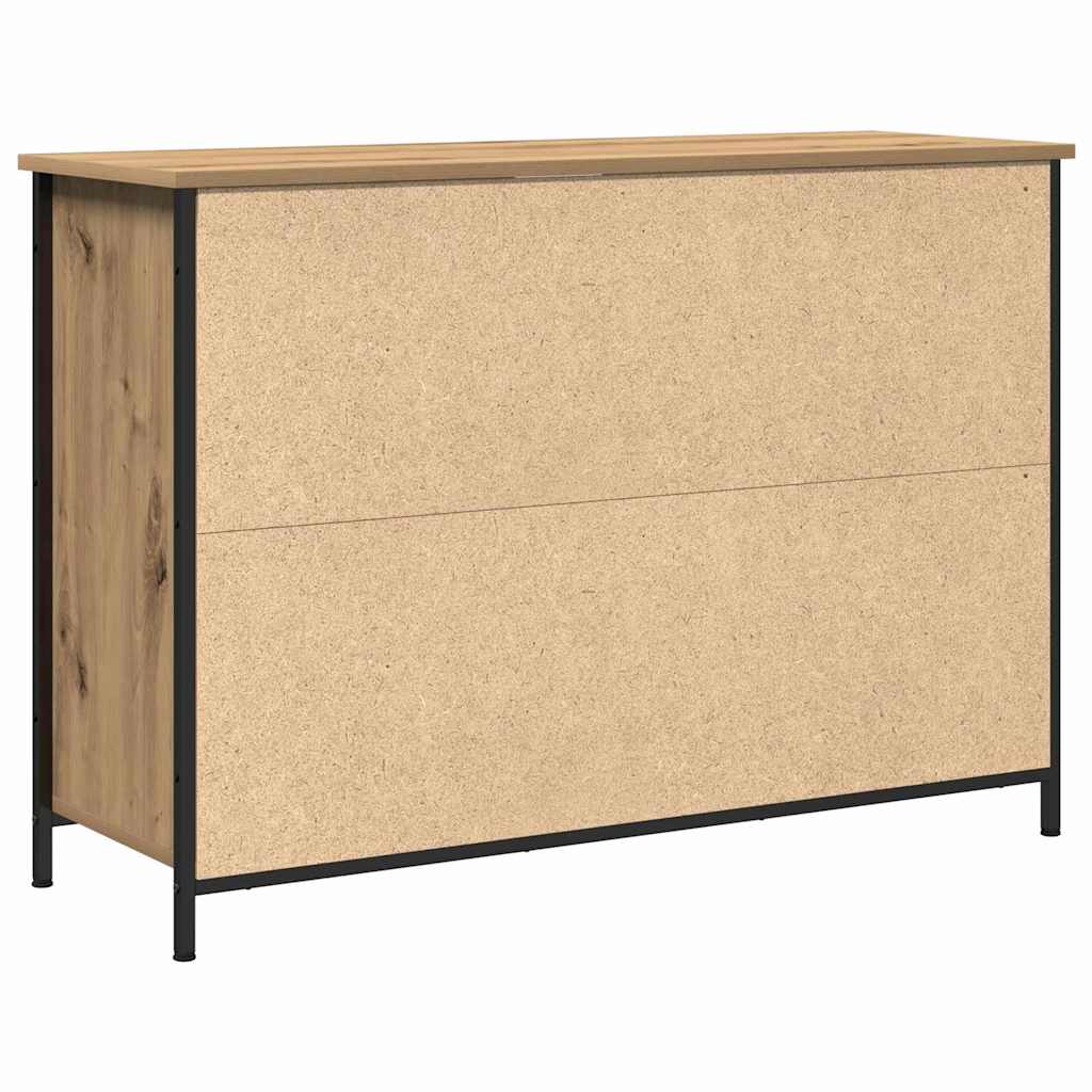 Sideboard Artisan-Eiche 100 x 35 x 70 cm Holzwerkstoff
