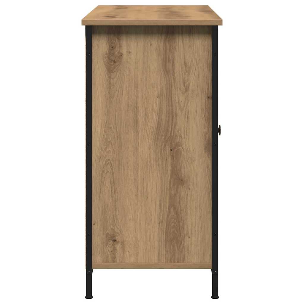 Sideboard Artisan-Eiche 100 x 35 x 70 cm Holzwerkstoff