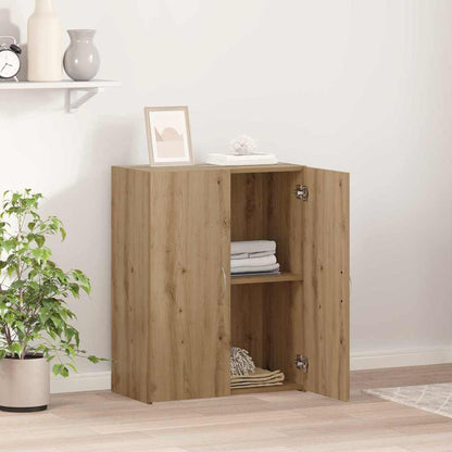 Büroschrank mit Tür Artisan-Eiche 60 x 32 x 77.5 Holzwerkstoff