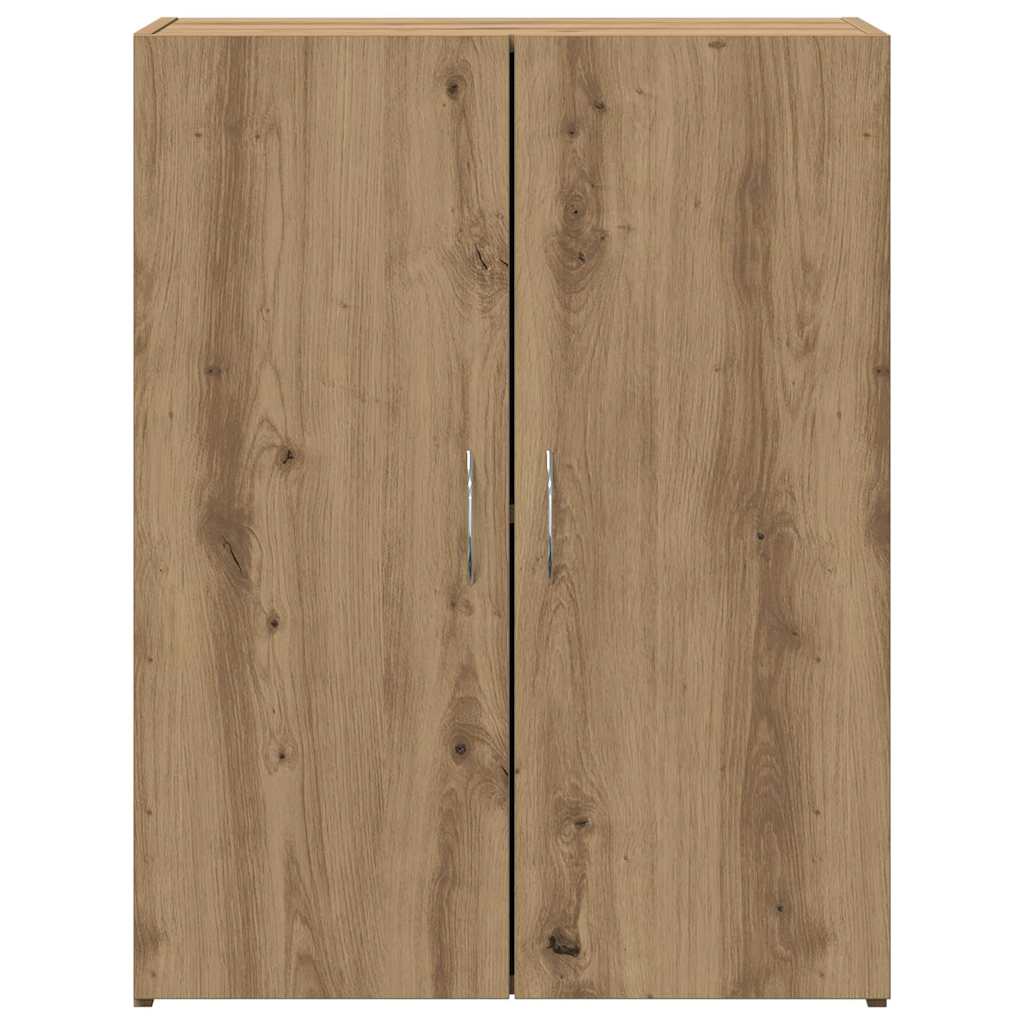 Büroschrank mit Tür Artisan-Eiche 60 x 32 x 77.5 Holzwerkstoff