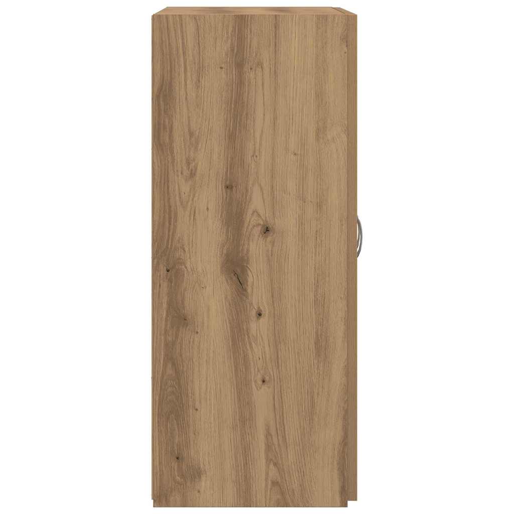 Büroschrank mit Tür Artisan-Eiche 60 x 32 x 77.5 Holzwerkstoff