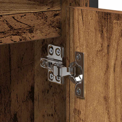 Waschtischschrank mit Tür Altholz 60 x 35 x 60 cm Holzwerkstoff