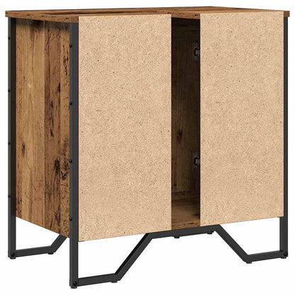 Waschtischschrank mit Tür Altholz 60 x 35 x 60 cm Holzwerkstoff