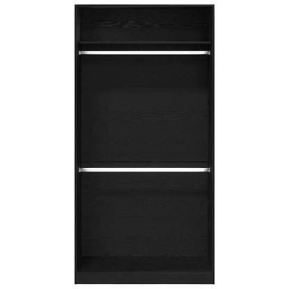Kleiderschrank Schwarze Eiche 100 x 50 x 200 cm Holzwerkstoff