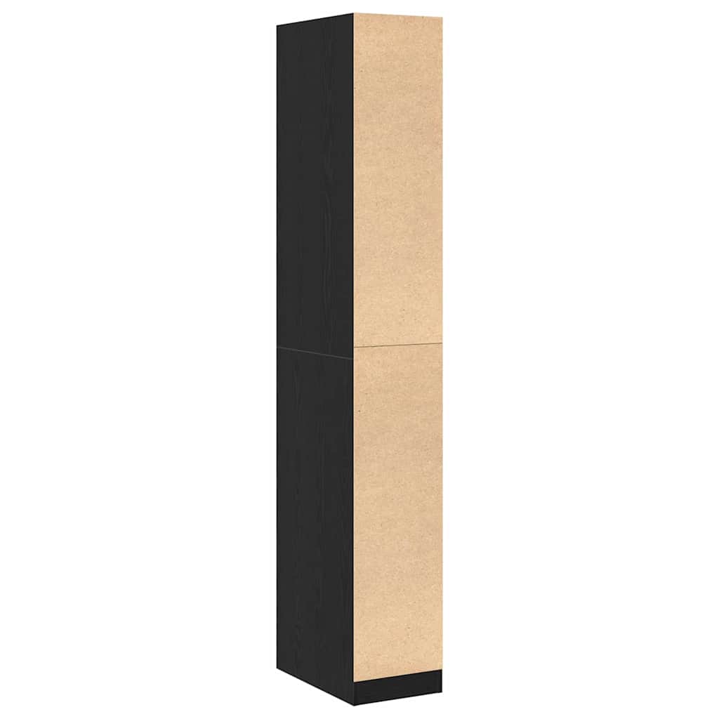 Kleiderschrank Schwarze Eiche 30 x 50 x 200 cm Holzwerkstoff