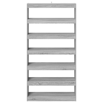 Bücherregal Grau Sonoma 100 x 30 x 198 cm Holzwerkstoff