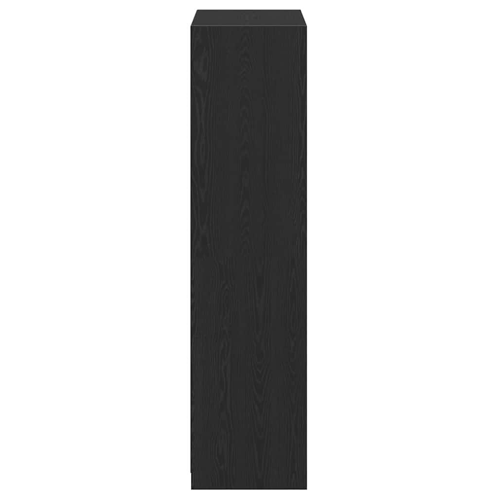 Kleiderschrank Schwarze Eiche 80 x 50 x 200 cm Holzwerkstoff