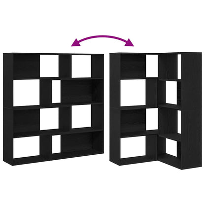 Bücherregal Schwarze Eiche 140 x 30 x 140 cm Holzwerkstoff