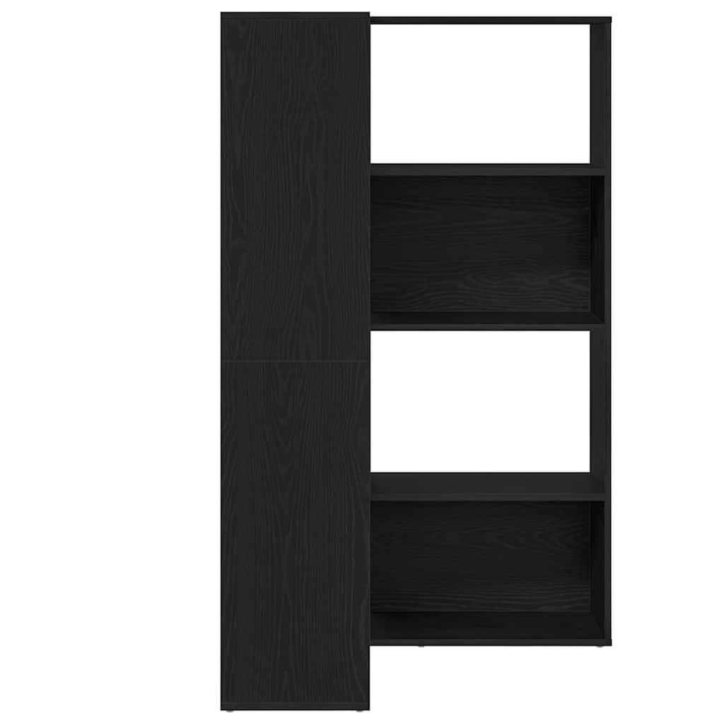 Bücherregal Schwarze Eiche 140 x 30 x 140 cm Holzwerkstoff