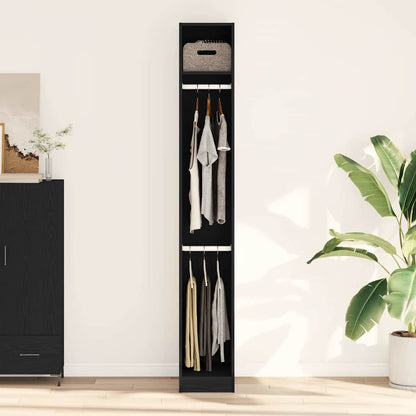 Kleiderschrank Schwarze Eiche 30 x 50 x 200 cm Holzwerkstoff