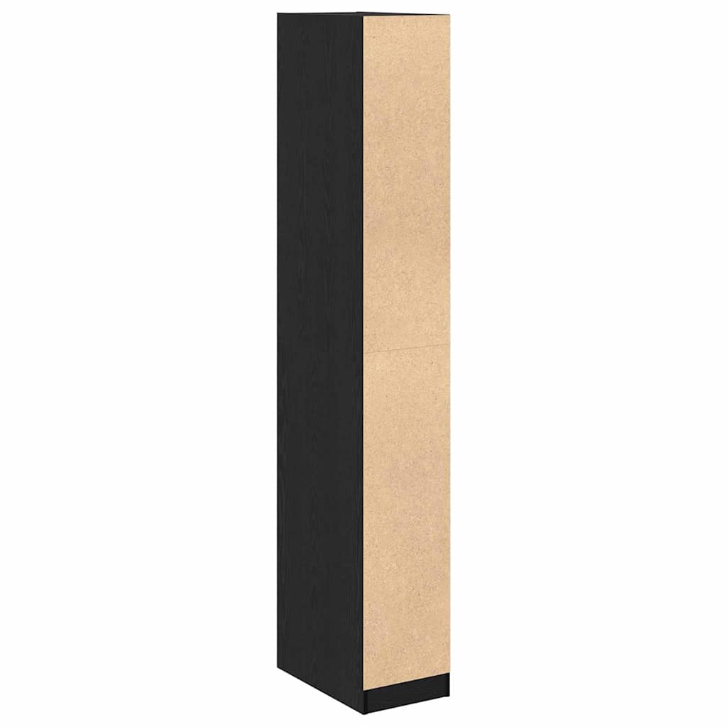 Kleiderschrank Schwarze Eiche 30 x 50 x 200 cm Holzwerkstoff