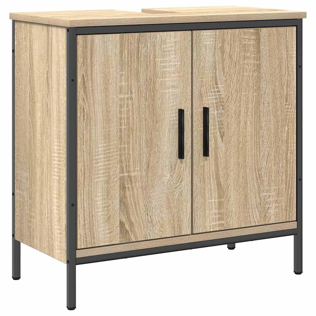 Badezimmermöbel Set 2 pcs Braun 60 x 30 x 60 cm Holzwerkstoff