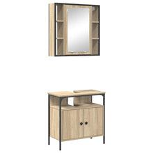 Badezimmermöbel Set 2 pcs Braun 60 x 30 x 60 cm Holzwerkstoff
