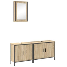 Badezimmermöbel Set 3 pcs Braun 60 x 30 x 60 cm Holzwerkstoff