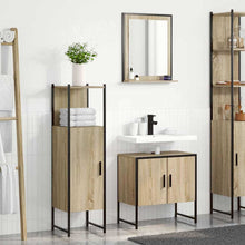 Badezimmermöbel Set 3 pcs Braun 60 x 33 x 60 cm Holzwerkstoff