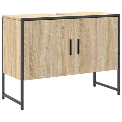 Badezimmermöbel Set mit Regal 3 pcs Braun 33 x 33 x 120.5 cm