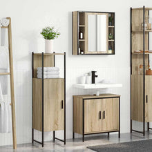 Badezimmermöbel Set 3 pcs Braun 60 x 30 x 60 cm Holzwerkstoff