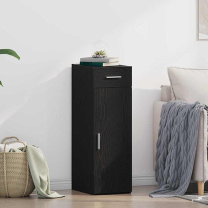 Sideboard Schwarze Eiche 30 x 42.5 x 93 cm Holzwerkstoff