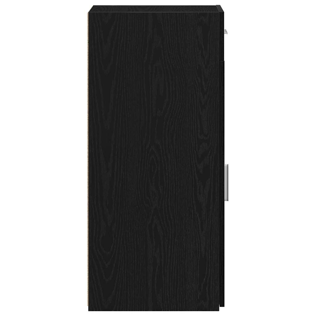 Sideboard Schwarze Eiche 30 x 42.5 x 93 cm Holzwerkstoff