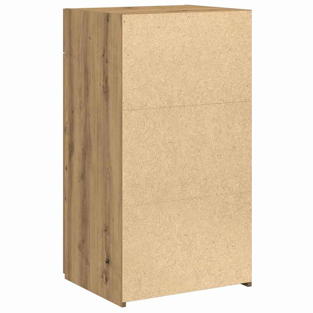 Sideboard Eiche handwerklich 50 x 42,5 x 93 cm Holzwerkstoff