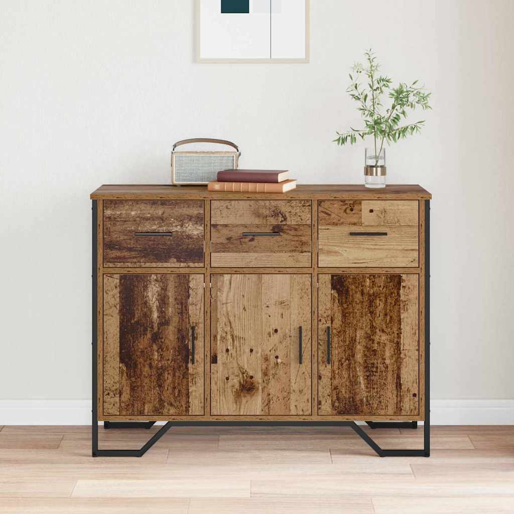 Sideboard Altholz 97 x 32,5 x 74,5 cm Holzwerkstoff