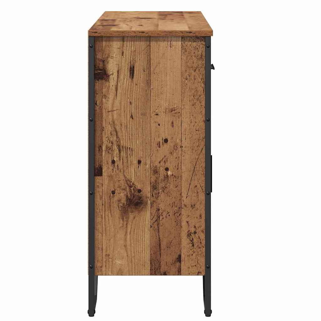 Sideboard Altholz 97 x 32,5 x 74,5 cm Holzwerkstoff