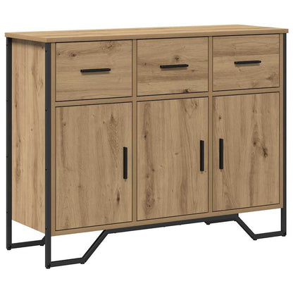 Sideboard Eiche handwerklich 97 x 32,5 x 74,5 cm Holzwerkstoff