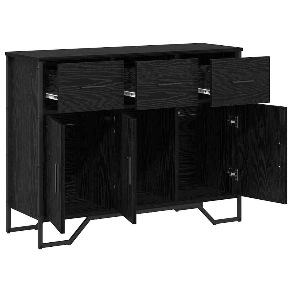 Sideboard Schwarze Eiche 97 x 32,5 x 74,5 cm Holzwerkstoff