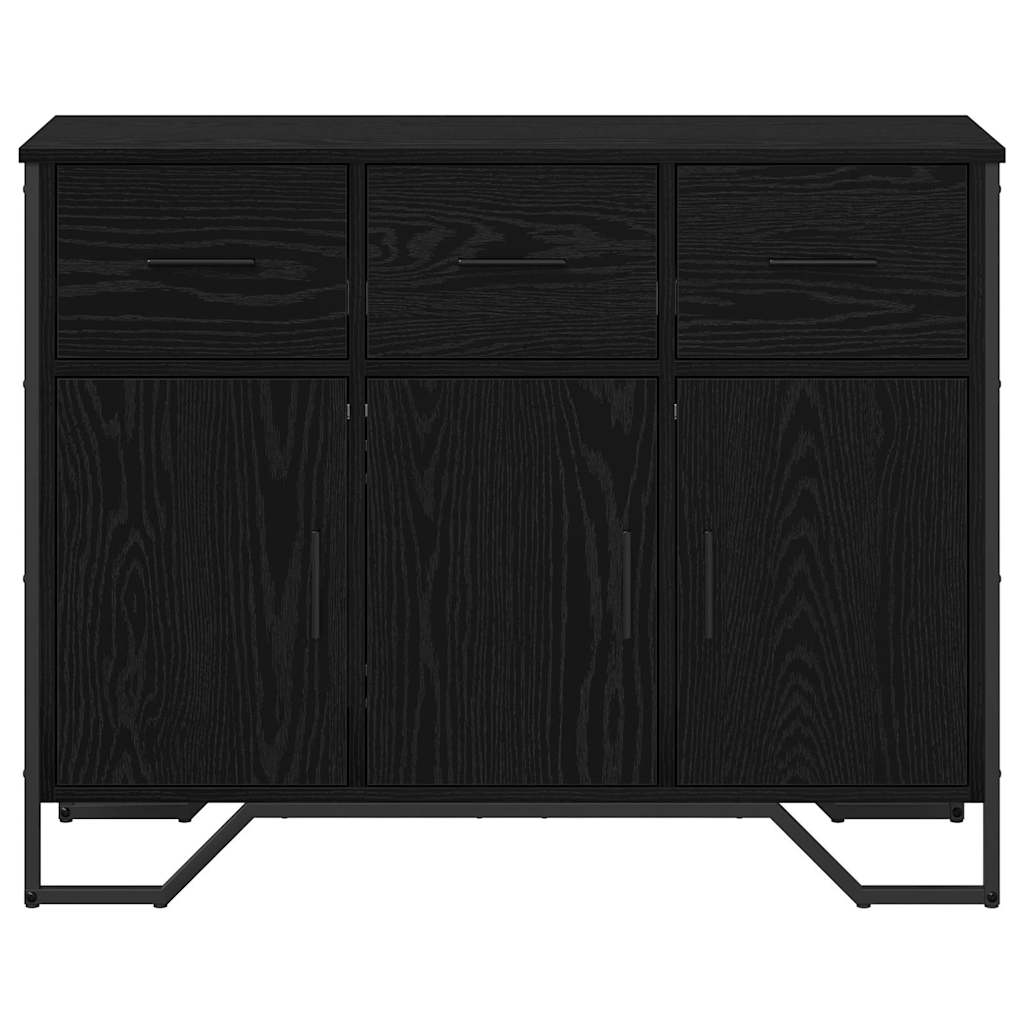 Sideboard Schwarze Eiche 97 x 32,5 x 74,5 cm Holzwerkstoff
