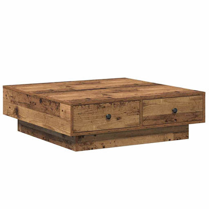 Couchtisch Altholz 90 x 90 x 28 cm Holzwerkstoff