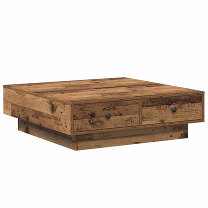 Couchtisch Altholz 90 x 90 x 28 cm Holzwerkstoff
