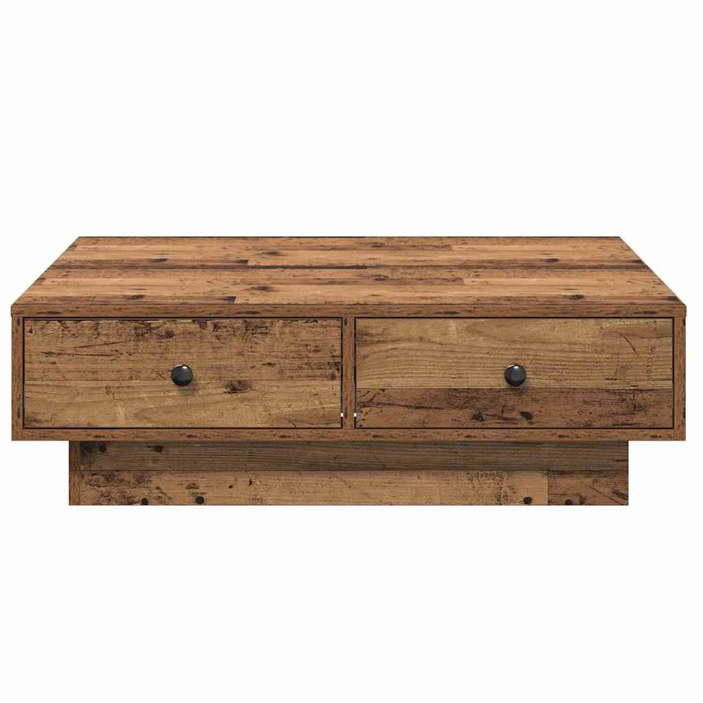 Couchtisch Altholz 90 x 90 x 28 cm Holzwerkstoff