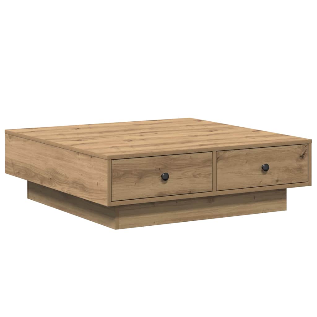 Couchtisch Artisan-Eiche 90 x 90 x 28 cm Holzwerkstoff