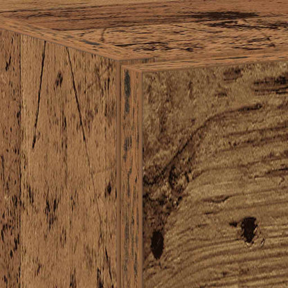 Waschtischschrank mit Tür Altholz 40 x 37 x 59 cm Holzwerkstoff