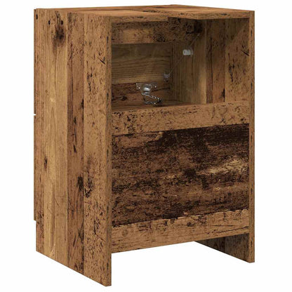 Waschtischschrank mit Tür Altholz 40 x 37 x 59 cm Holzwerkstoff