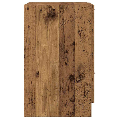 Waschtischschrank mit Tür Altholz 40 x 37 x 59 cm Holzwerkstoff