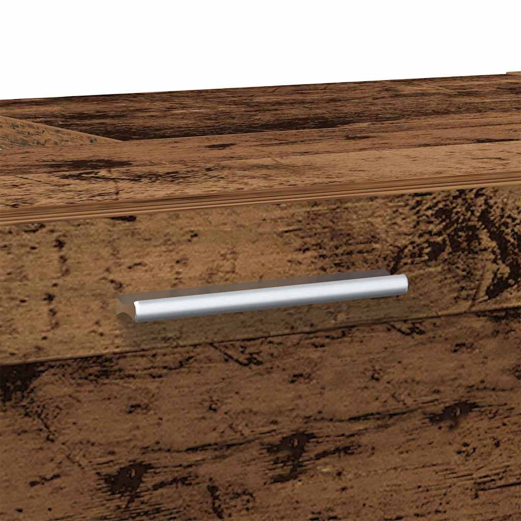 Waschtischschrank mit Tür Altholz 78 x 37 x 59 cm Holzwerkstoff