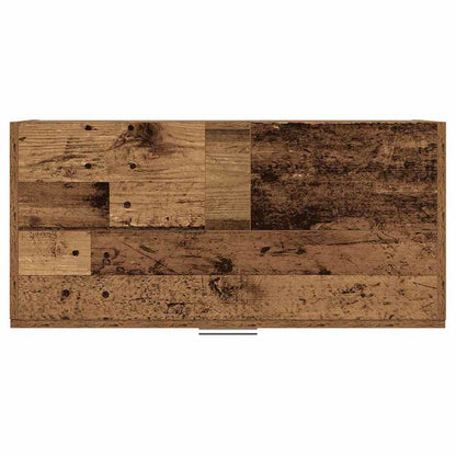 Waschtischschrank mit Tür Altholz 78 x 37 x 59 cm Holzwerkstoff