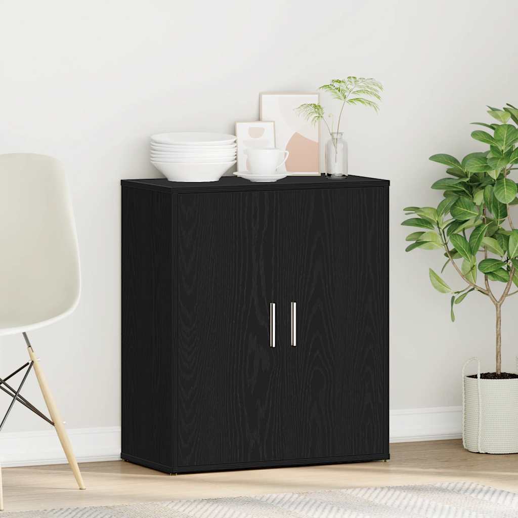 Sideboard Schwarze Eiche 60x31x70 cm Holzwerkstoff