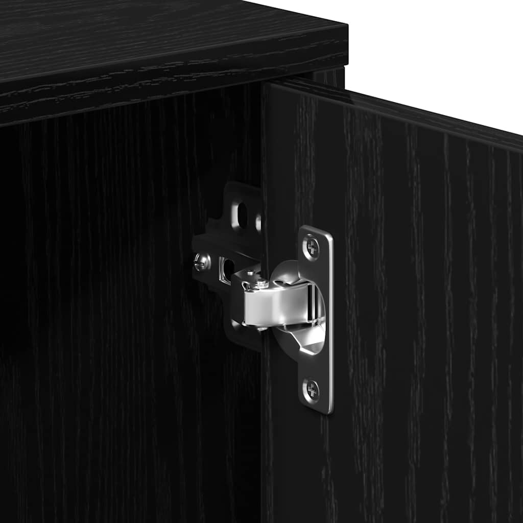 Sideboard Schwarze Eiche 60x31x70 cm Holzwerkstoff