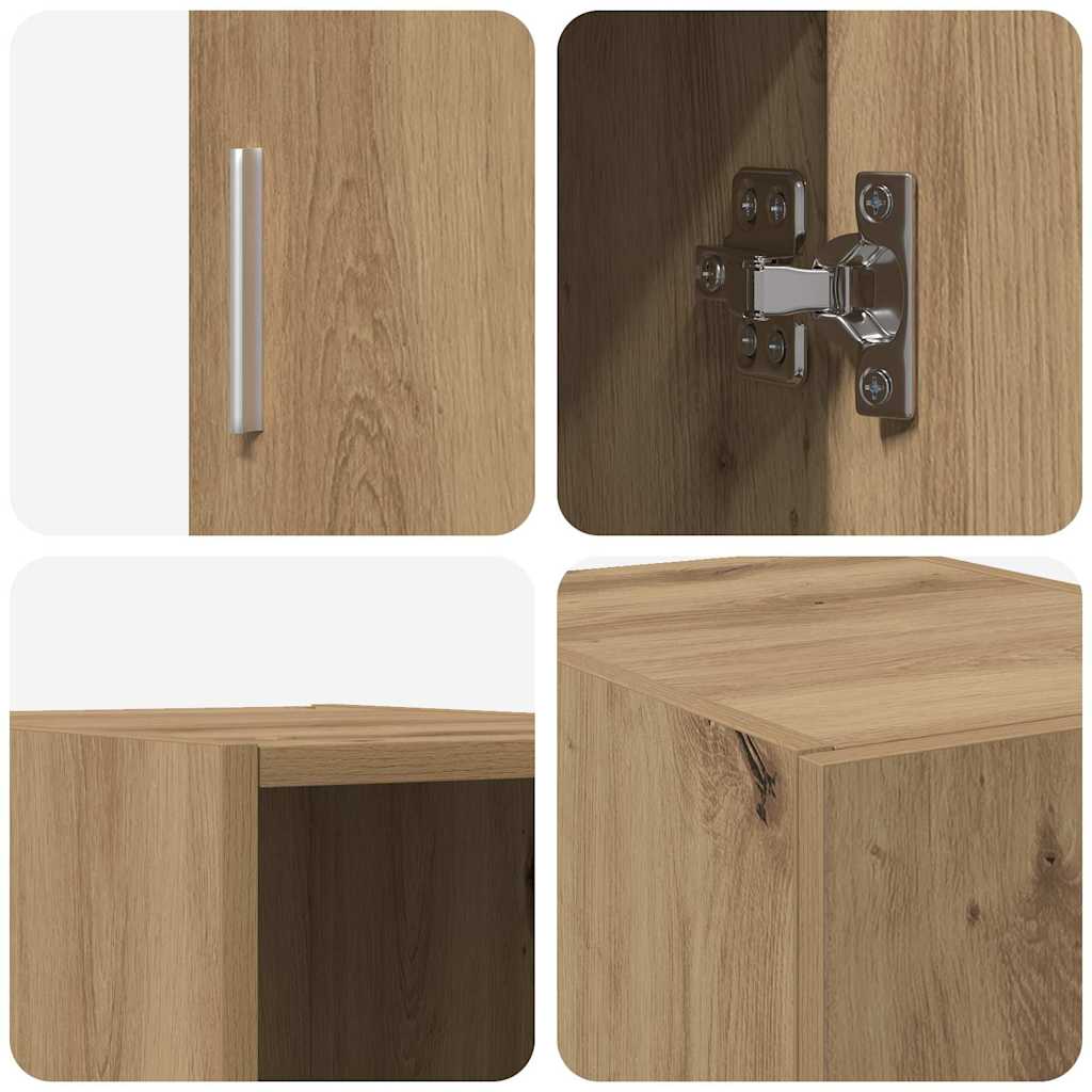 Wandschrank Artisan-Eiche 30 x 42.5 x 40 cm Holzwerkstoff