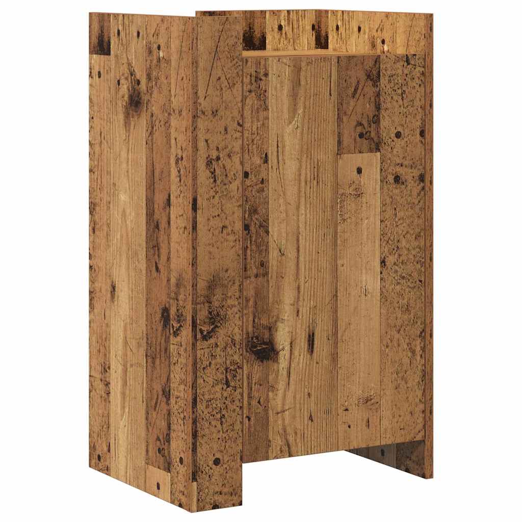 Sideboard Altholz 45 x 35 x 75 cm Holzwerkstoff