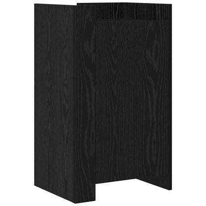 Sideboard Schwarze Eiche 45 x 35 x 75 cm Holzwerkstoff