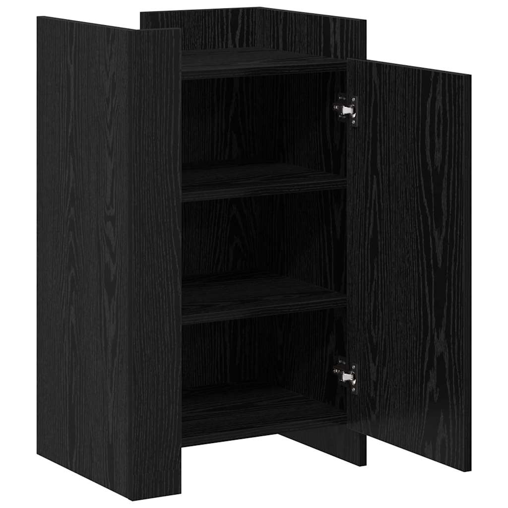 Sideboard Schwarze Eiche 45 x 35 x 75 cm Holzwerkstoff