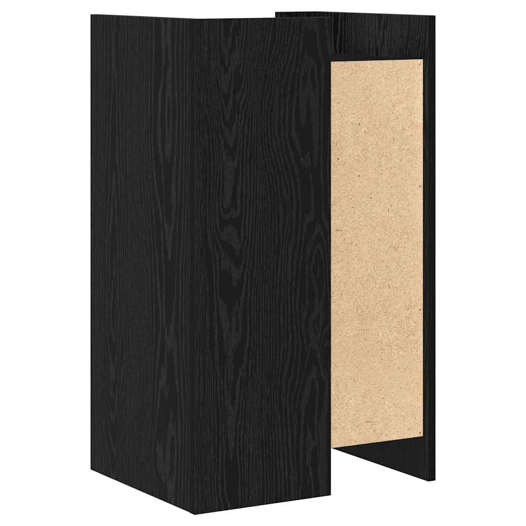 Sideboard Schwarze Eiche 45 x 35 x 75 cm Holzwerkstoff