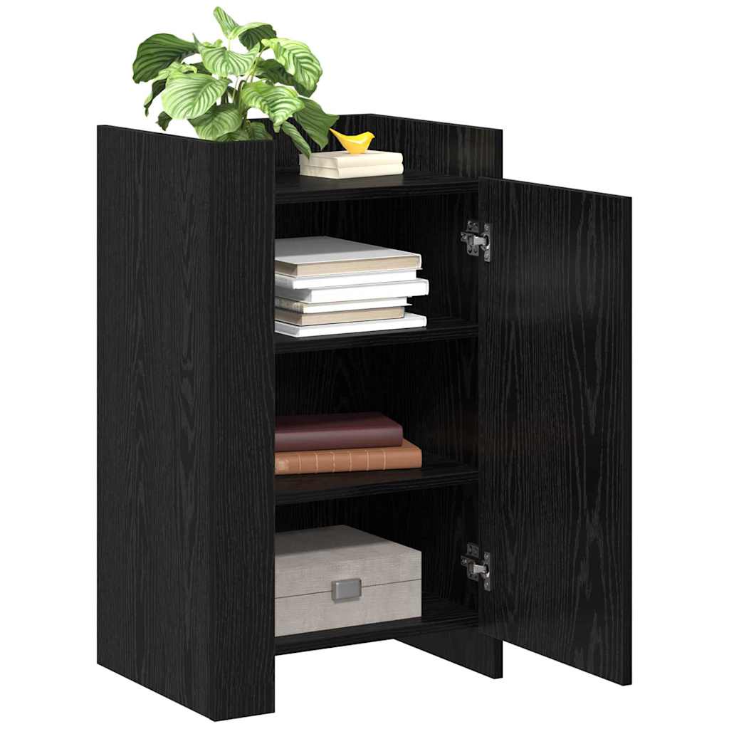 Sideboard Schwarze Eiche 45 x 35 x 75 cm Holzwerkstoff