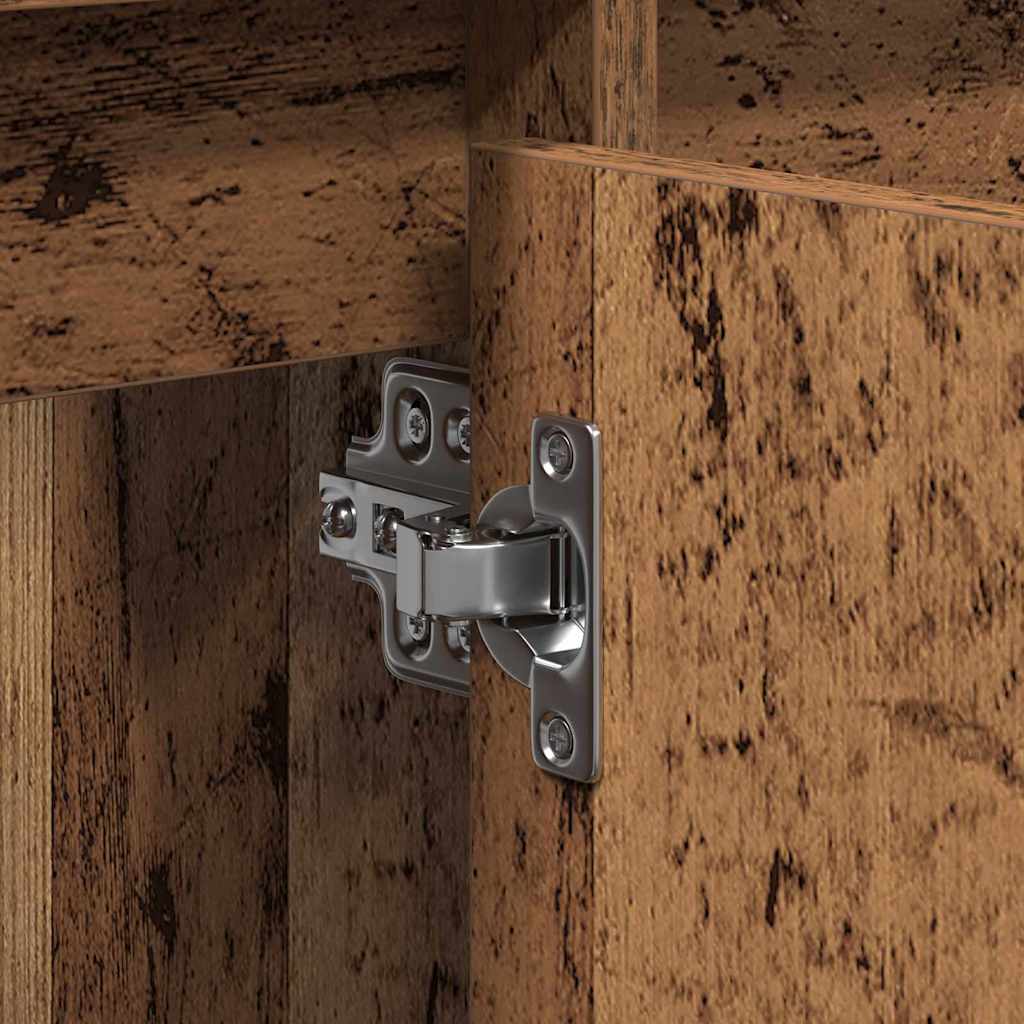 Waschbeckenunterschrank Altholz 91 x 35 x 60 cm Holzwerkstoff