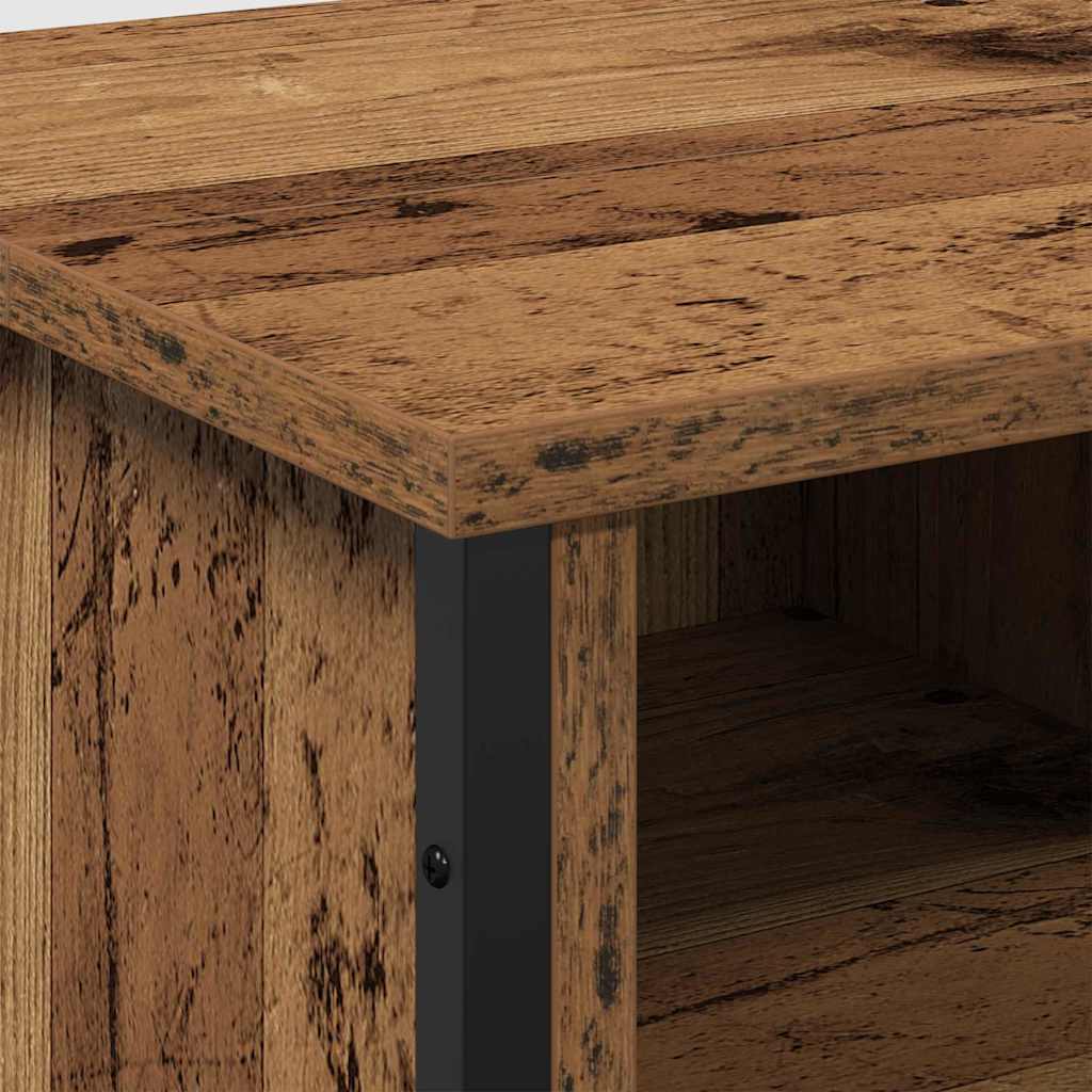 Waschbeckenschrank Altholz 91 x 35 x 60 cm Holzwerkstoff