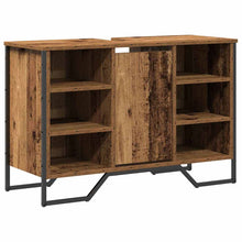 Waschbeckenschrank Altholz 91 x 35 x 60 cm Holzwerkstoff