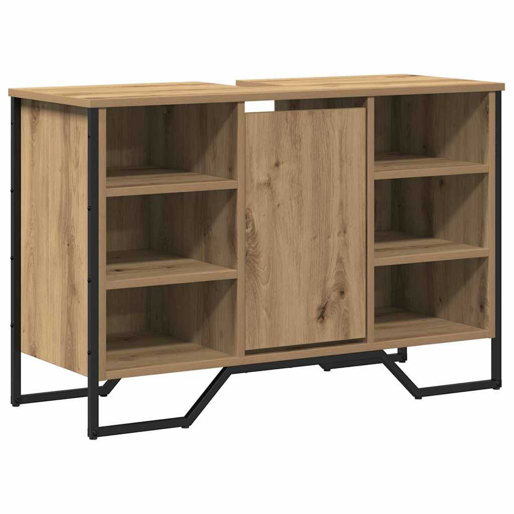 Waschbeckenschrank Artisan Eiche 91 x 35 x 60 cm Holzwerkstoff